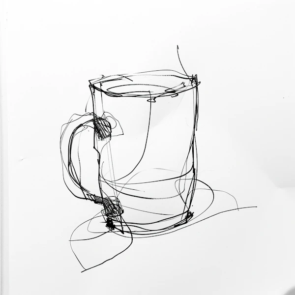 Abstract Mug Sketch