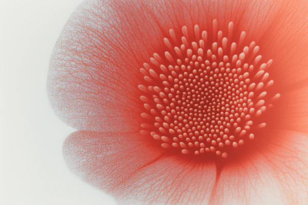 Abstract Flower Close-Up