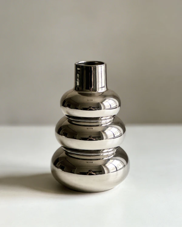 Modern Metallic Vase