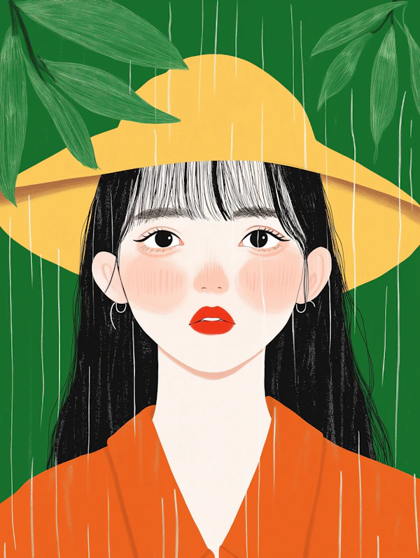 Woman in Yellow Hat
