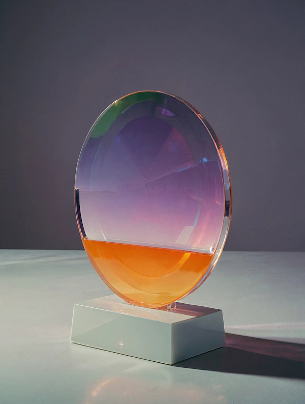 Modern Gradient Sculpture