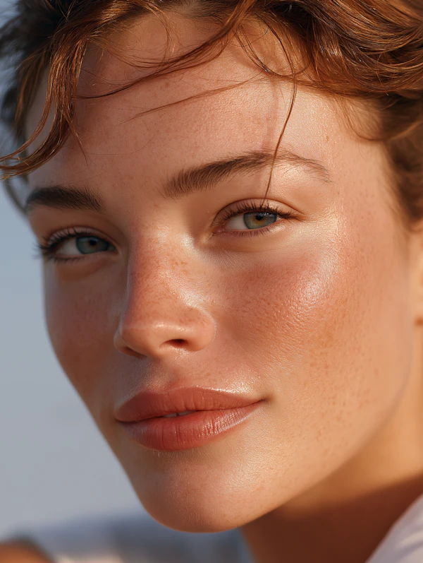 Freckled Beauty Portrait