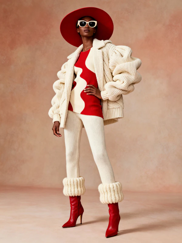 Chic Red Ensemble