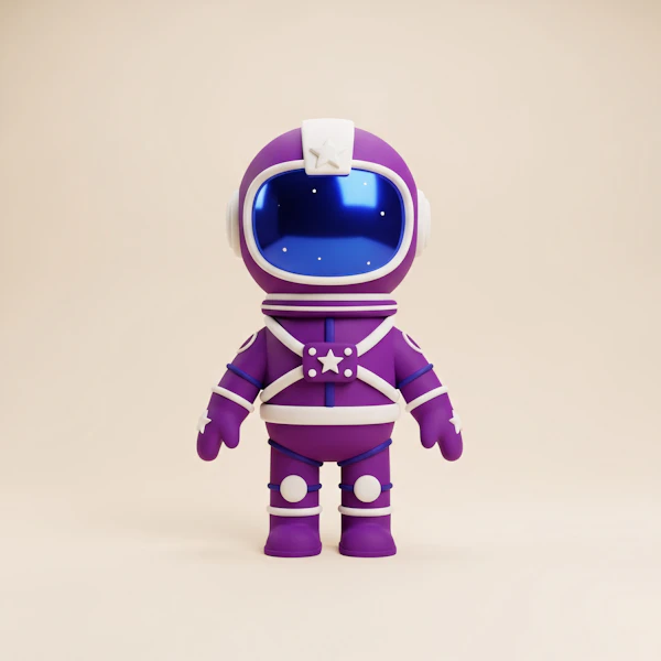 Cartoon Astronaut Art
