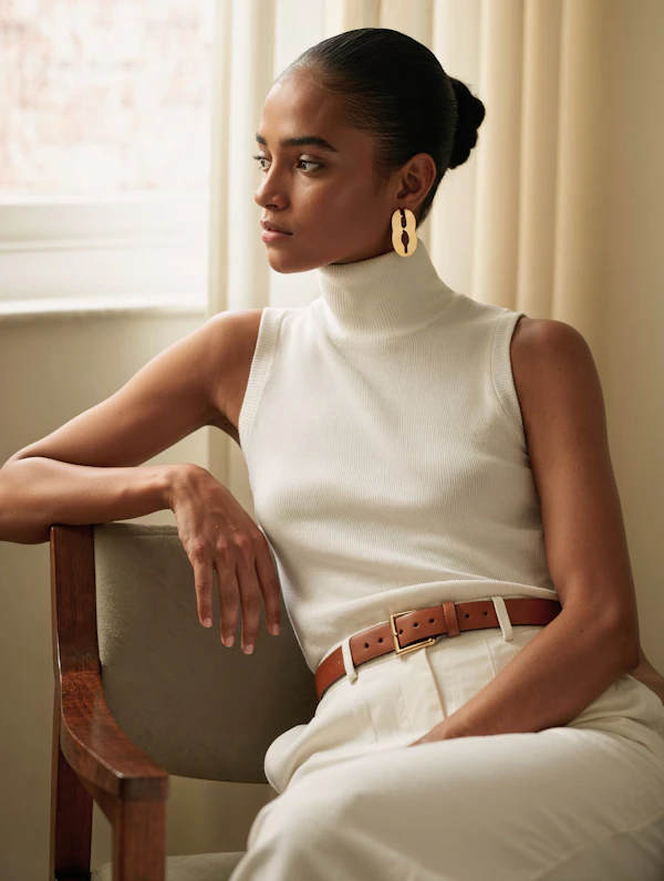 Elegant Woman by Window