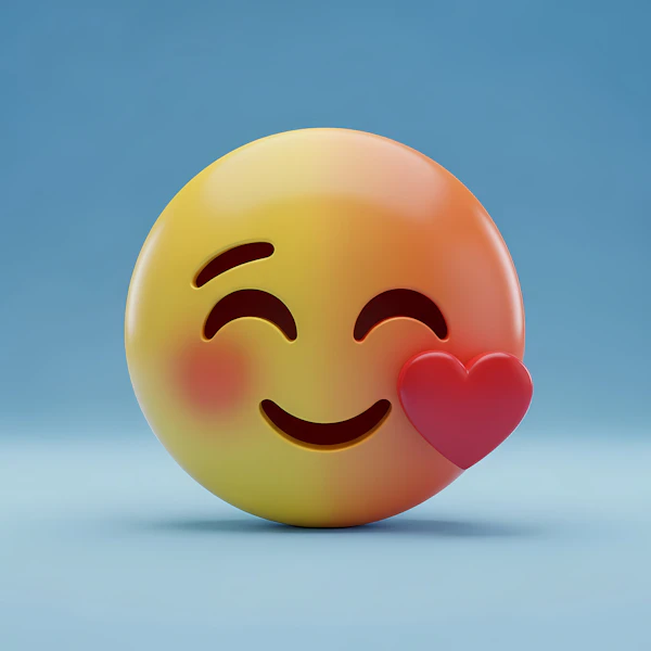 Smiling Emoji with Heart