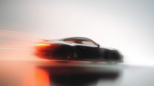 Sleek Black Sports Car
