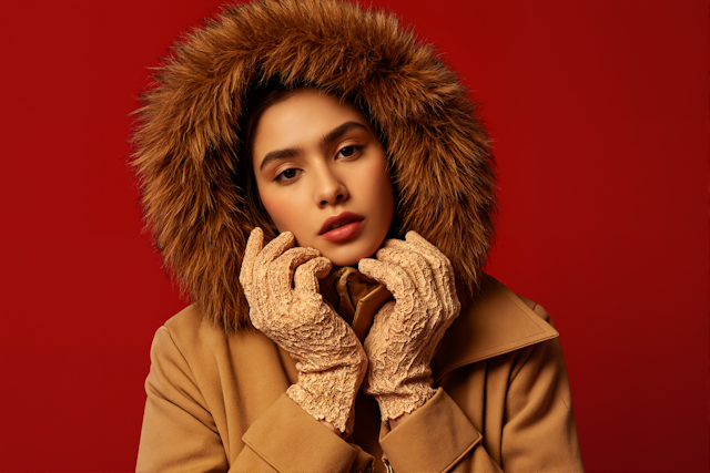 Winter Fashion Portrait