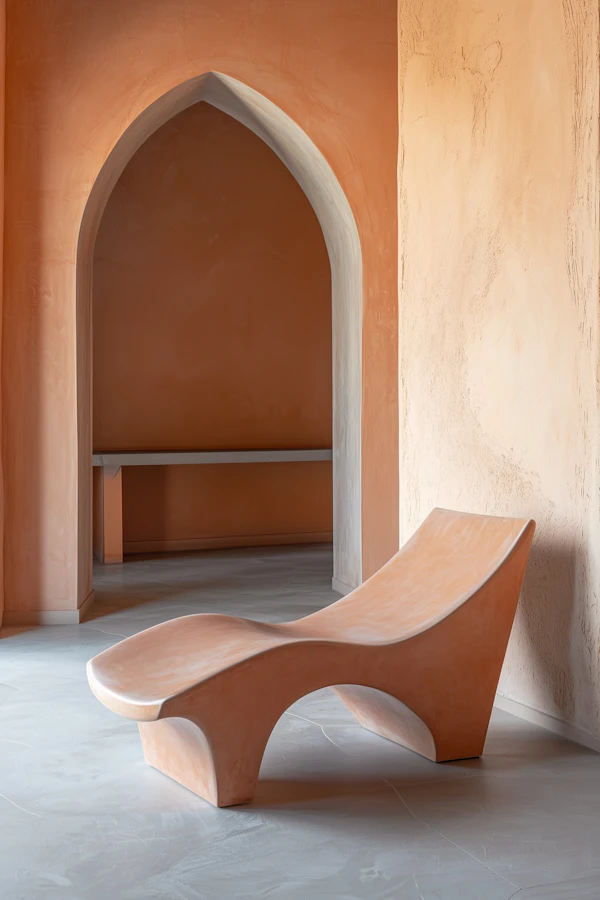 Minimalist Terracotta Room