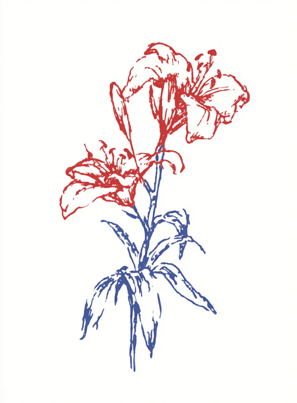 Minimalist Flower Art