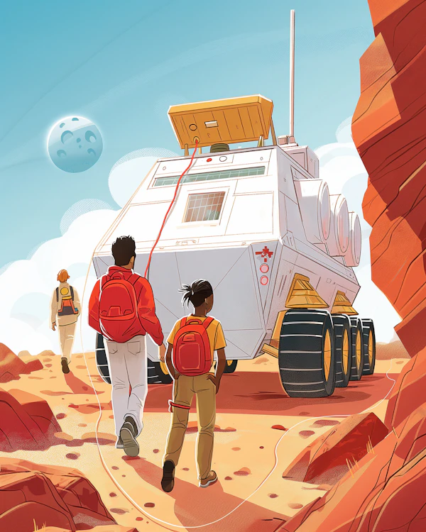 Futuristic Space Exploration