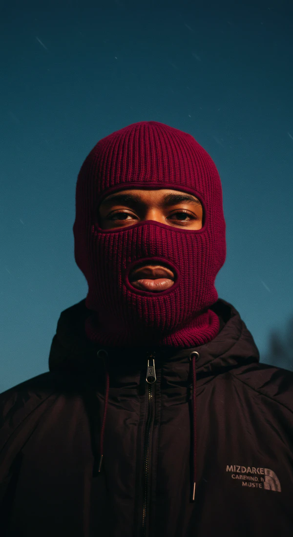 Enigmatic Portrait with Balaclava