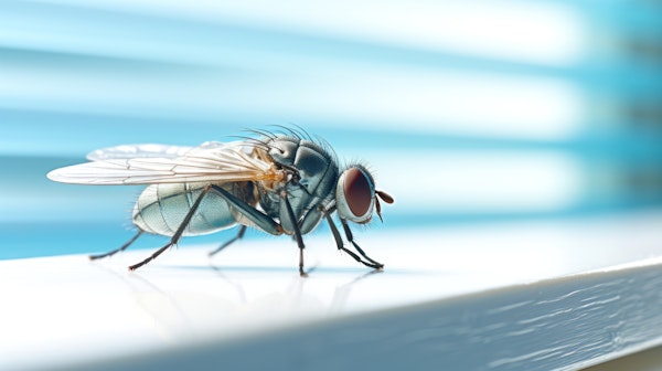 Macro View of a Housefly