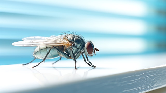 Macro View of a Housefly