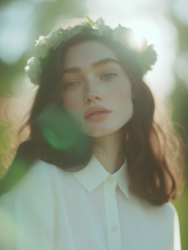 Ethereal Floral Portrait