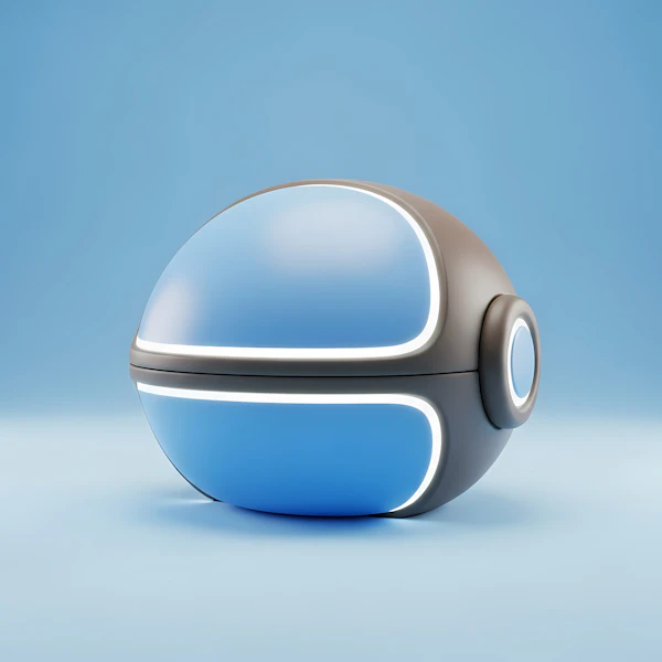 Futuristic Spherical Object