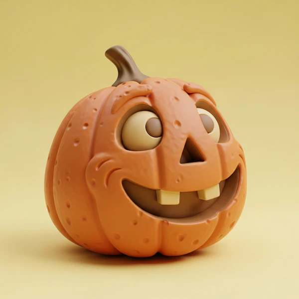 Playful Jack-o'-Lantern