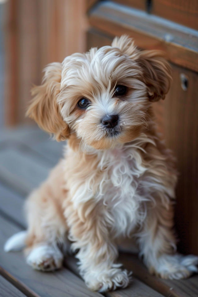 Inquisitive Fluffy Puppy