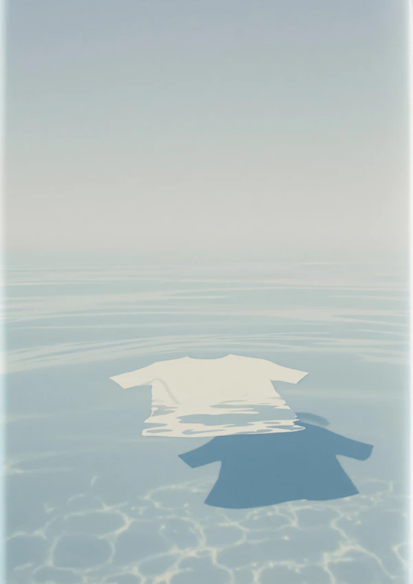 Floating T-Shirt Scene