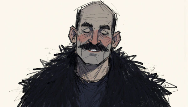 Stylized Man Portrait