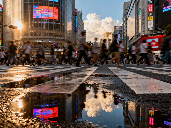 Golden Hour Crosswalk