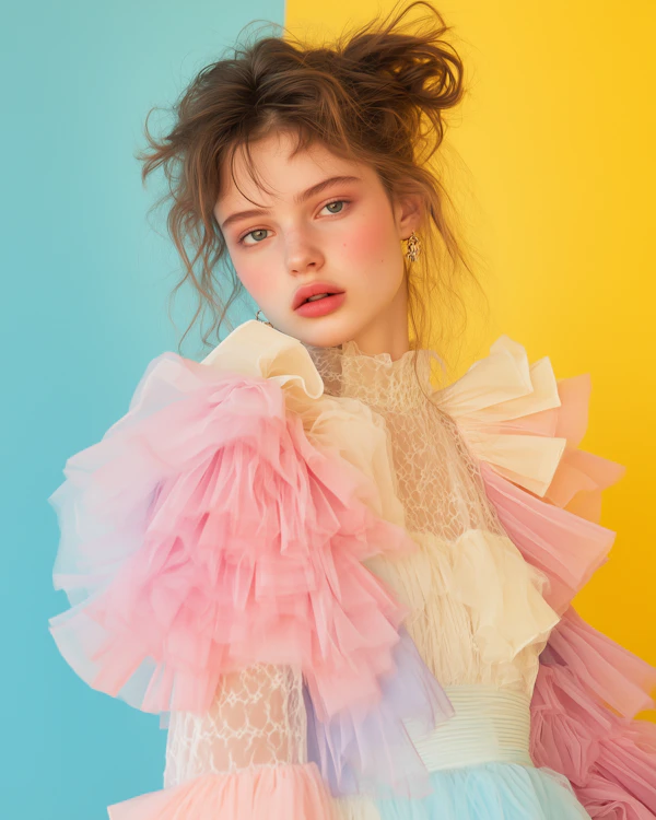Ethereal Pastel Portrait