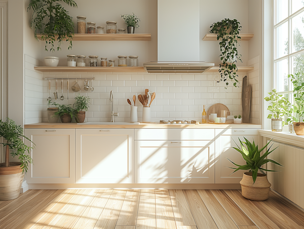 Bright and Airy Kitchen Interior