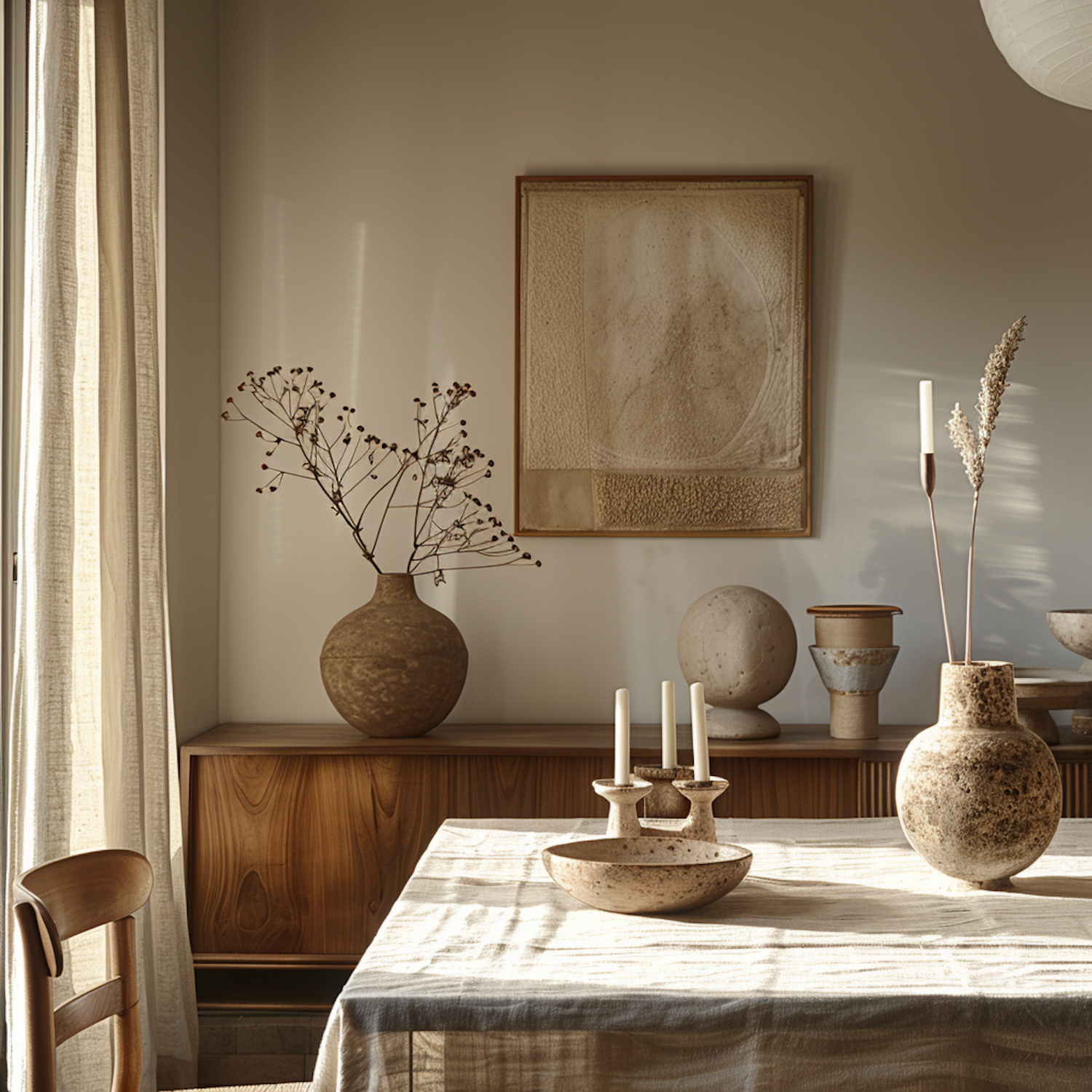 Serene Indoor Dining Area