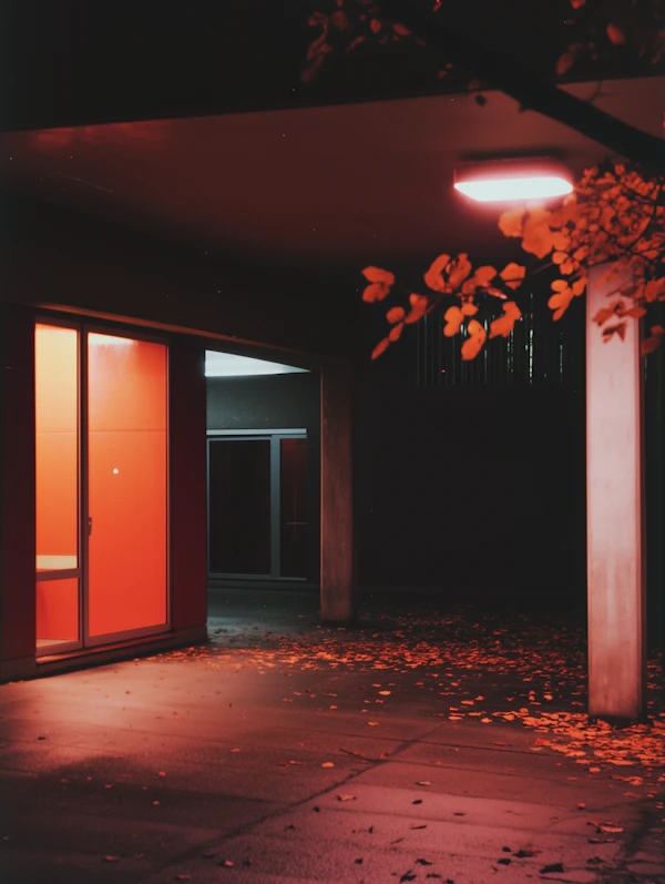 Moody Night Architecture