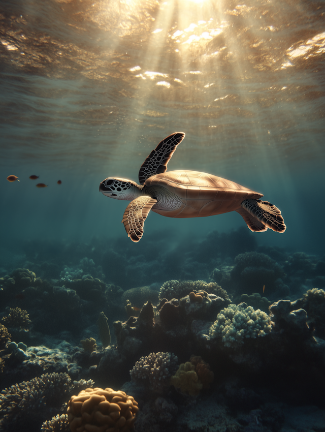 Serene Underwater Scene