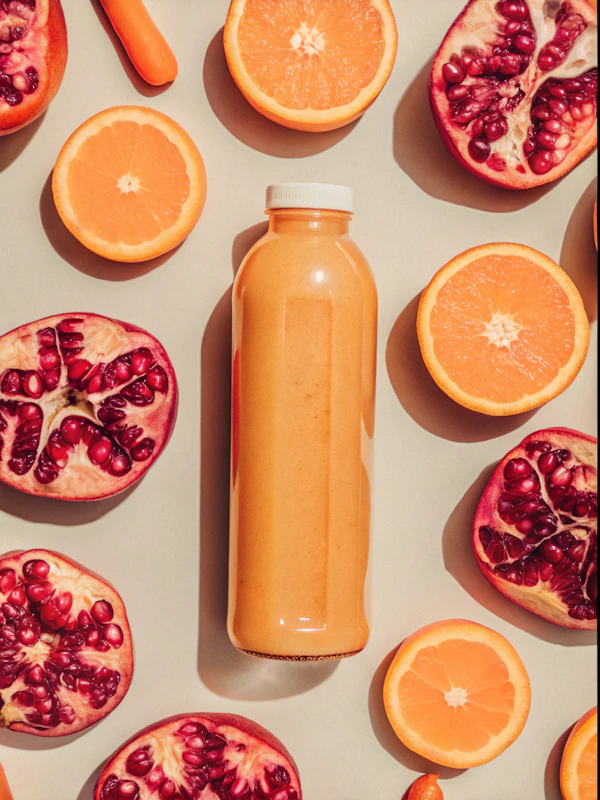 Fruits and Juice Display