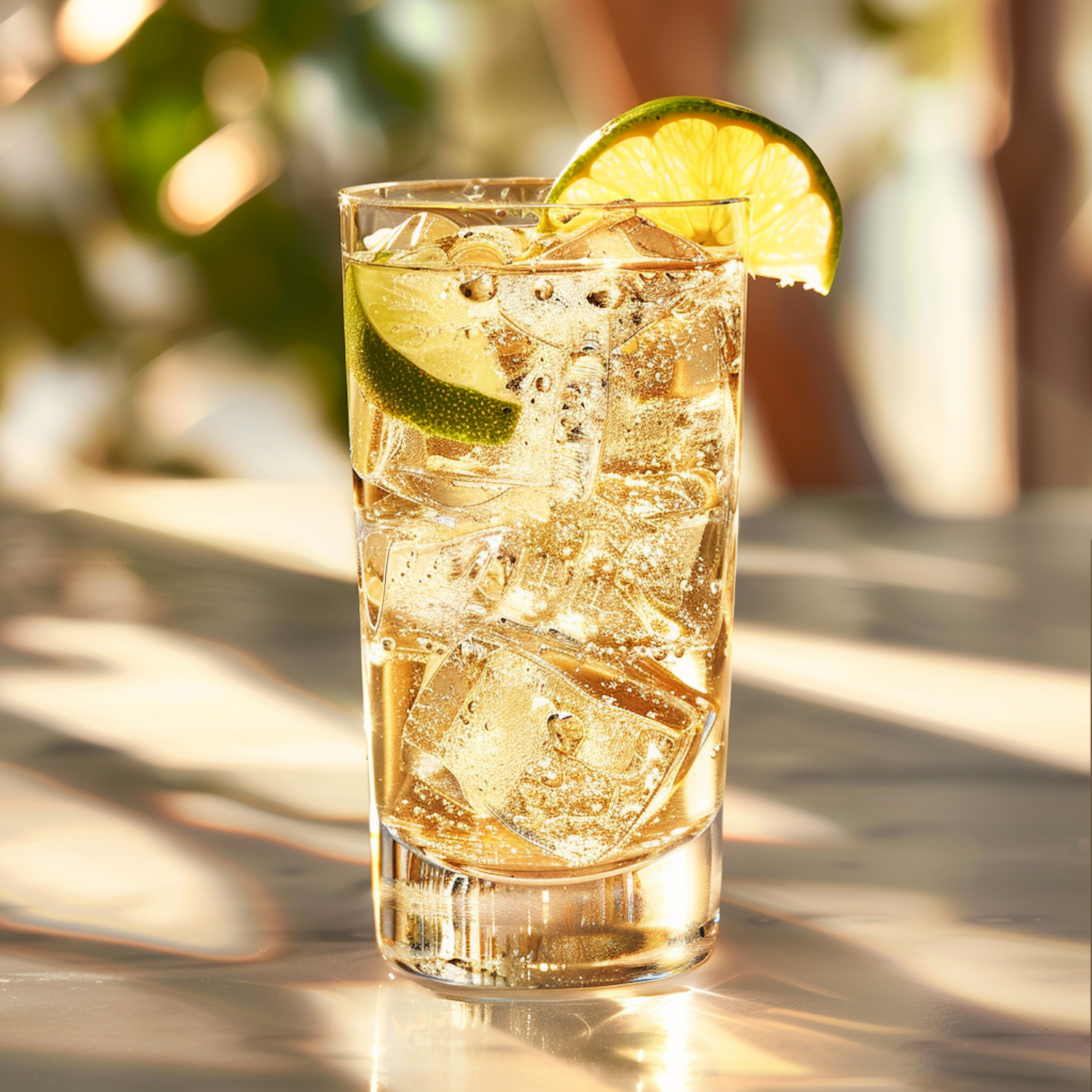 Refreshing Fizzy Drink with Lime