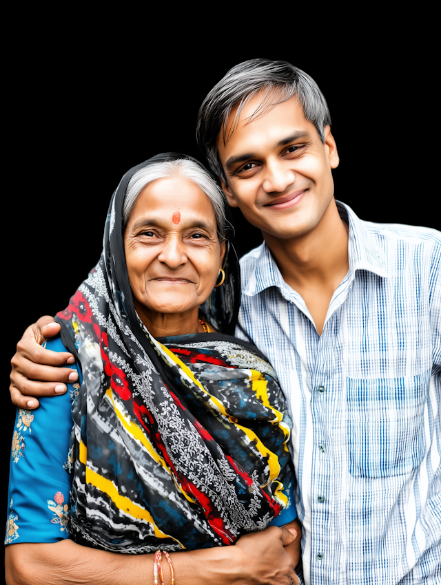 Elderly Woman and Man