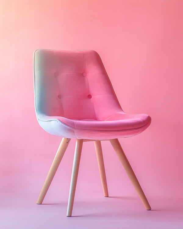 Modern Pink Chair Design