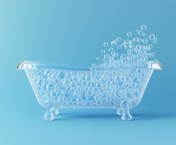 Bubble Bathtub Artwork