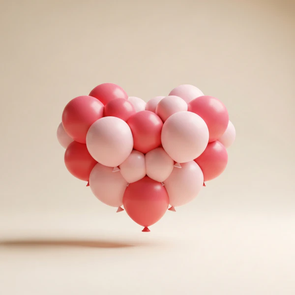 Heart-Shaped Balloons