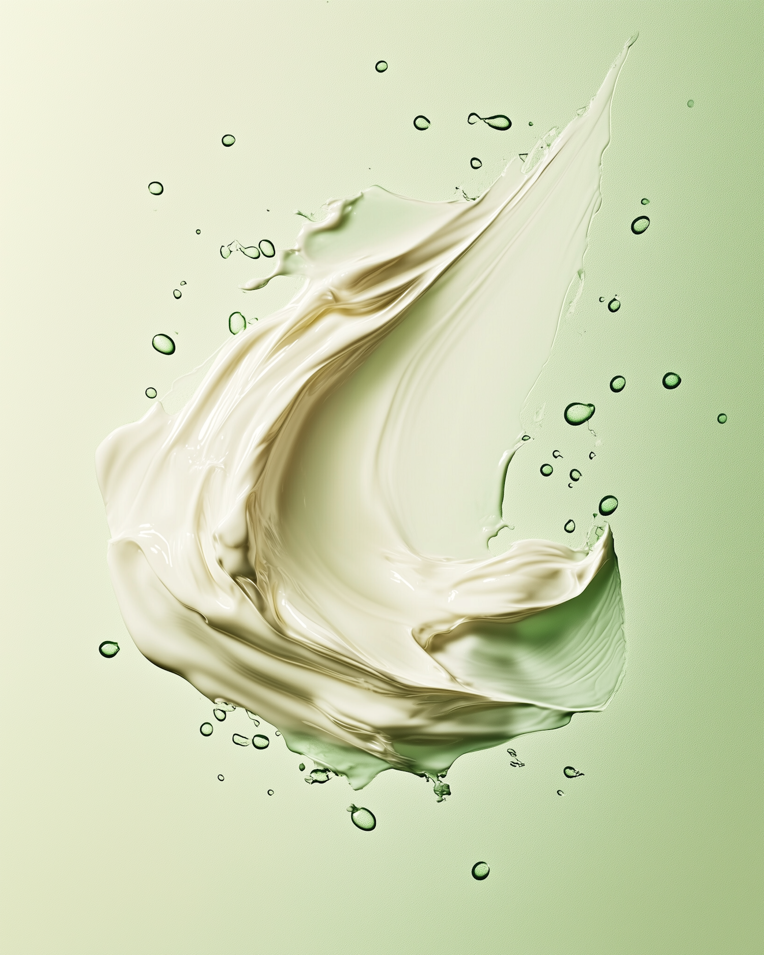 Dynamic Creamy Splash