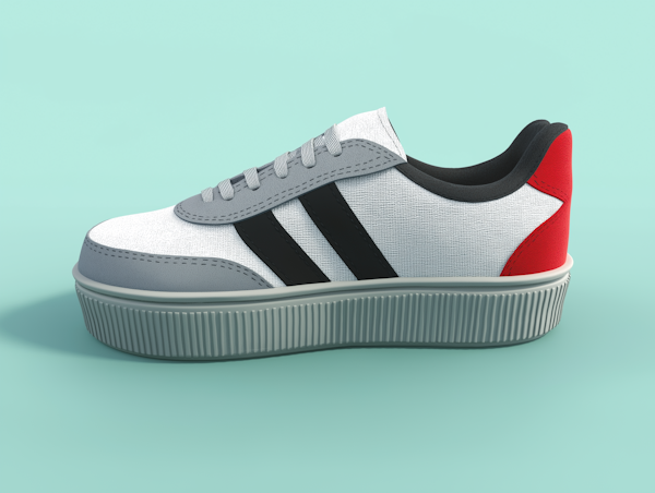 Modern Sneaker 3D Rendering