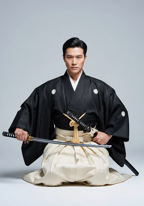 Samurai in Formal Pose