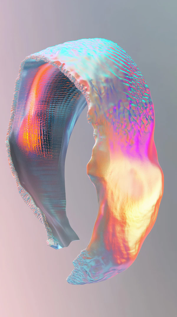Surreal 3D Crescent
