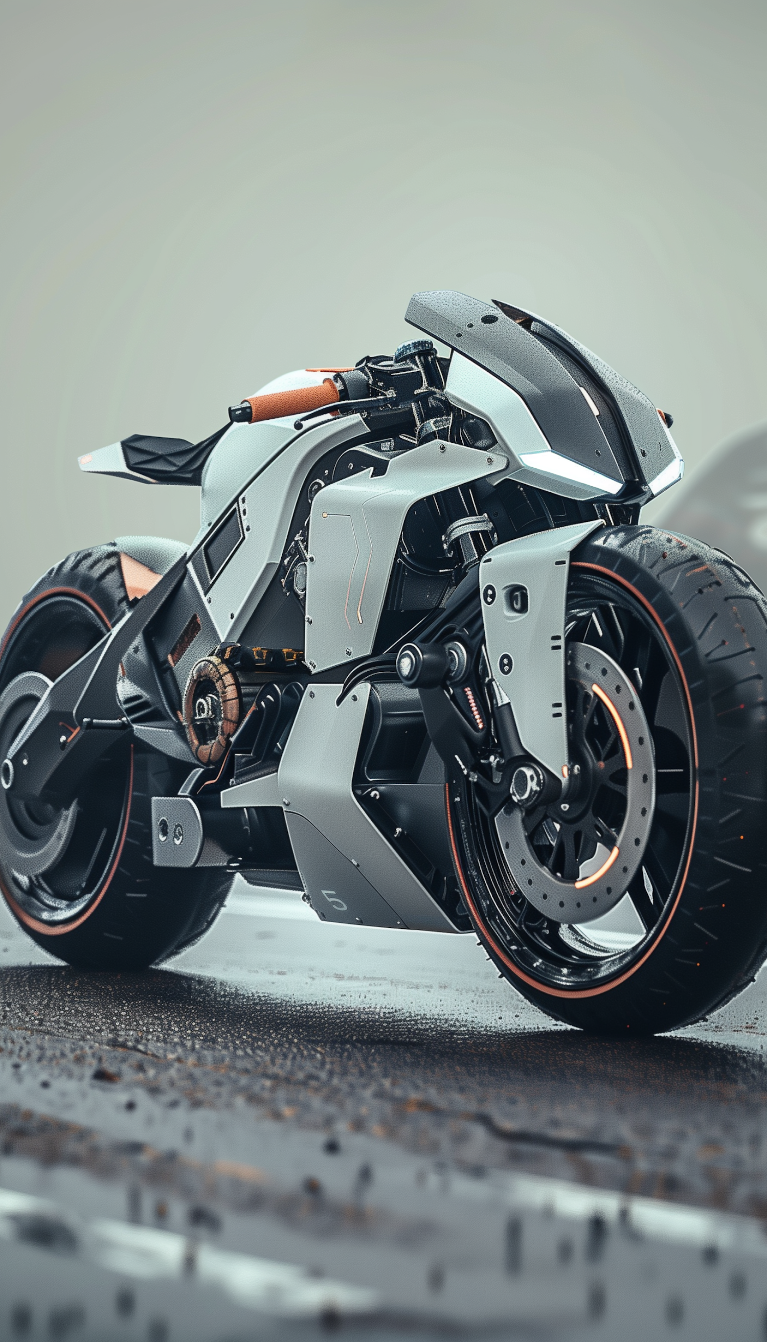 Futuristic Motorcycle Design