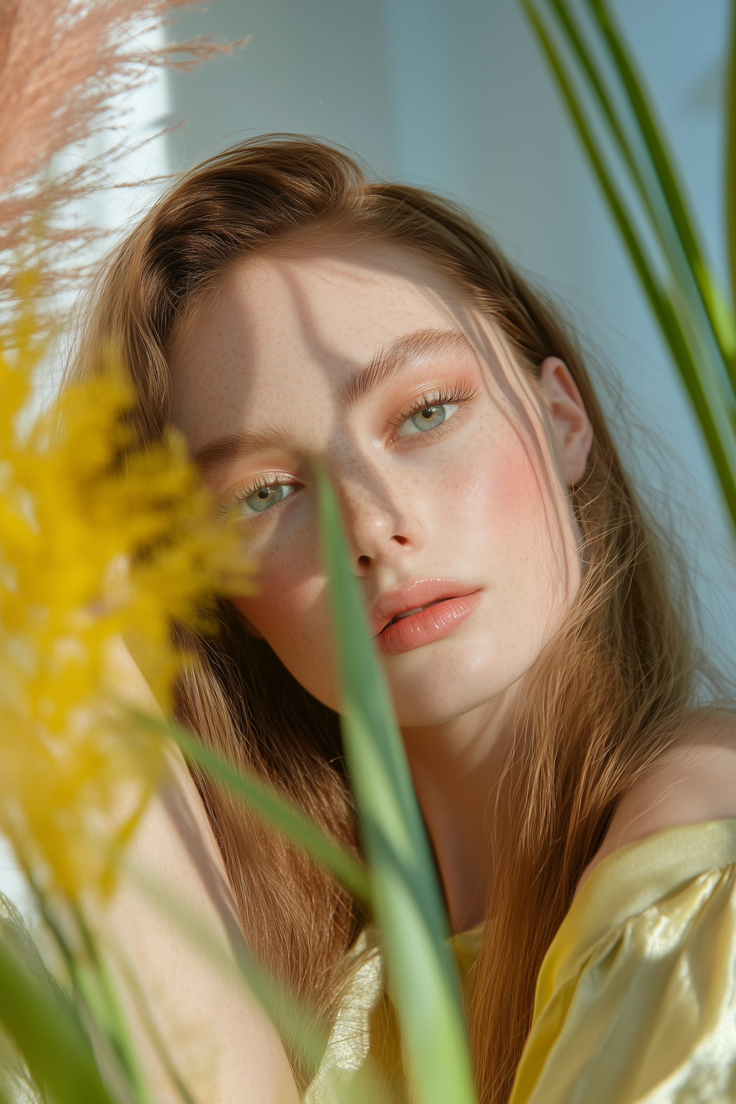 Serene Portrait of a Young Woman