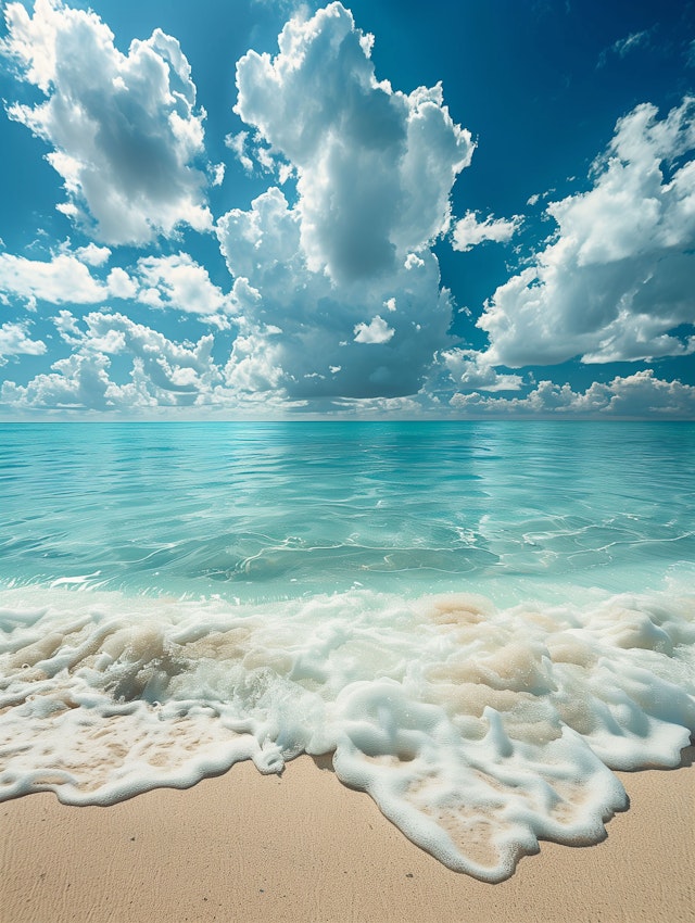 Tranquil Beach Panorama