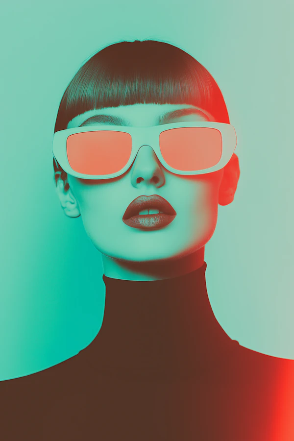 Futuristic Woman Portrait