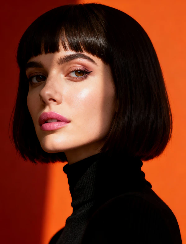 Portrait with Orange