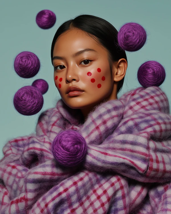 Whimsical Fashion Portrait