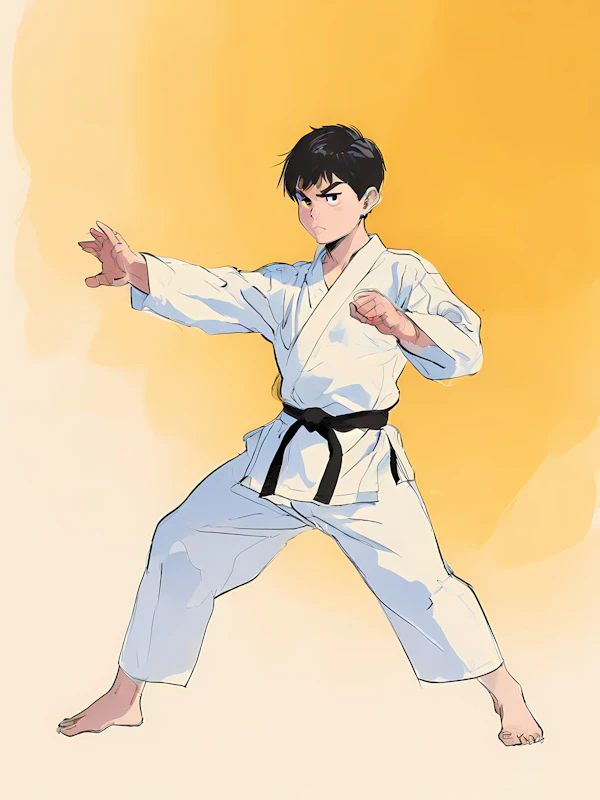 Martial Arts Pose