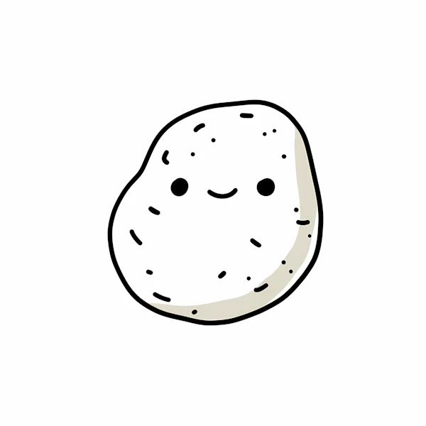 Smiling Potato Art