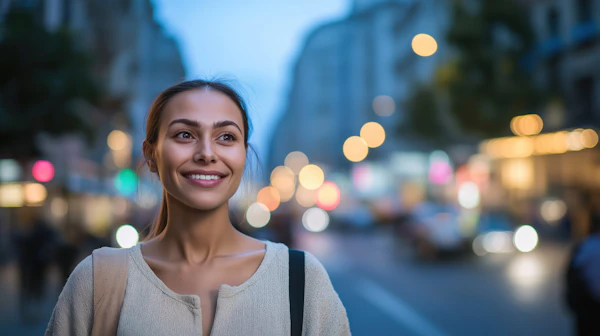 Urban Twilight Portrait