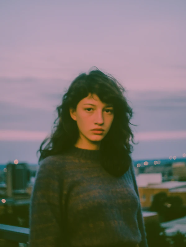 Twilight City Portrait